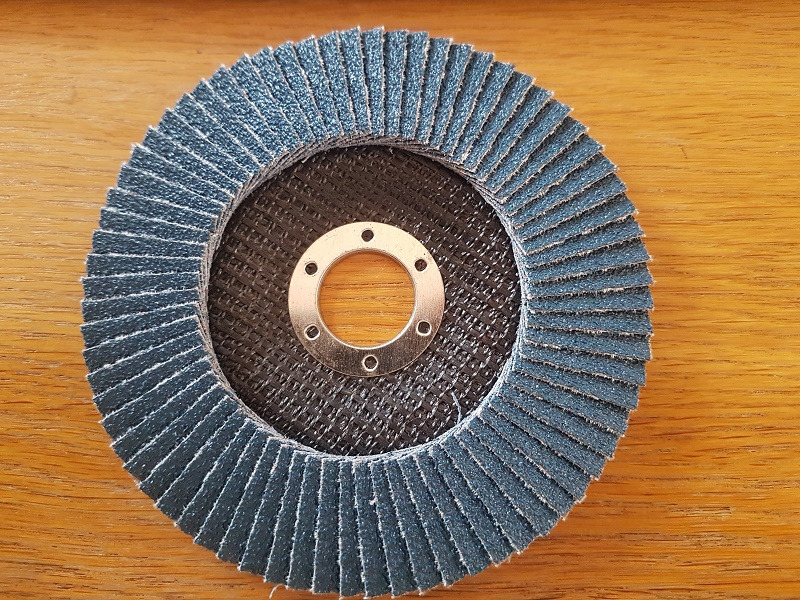 thumbnail image 2 of Weldcote 4-1/2" X 7/8" Z-PRIME Zirconia Flap Disc - Grit 40 Type-27 - Box Of 10 2 of 3